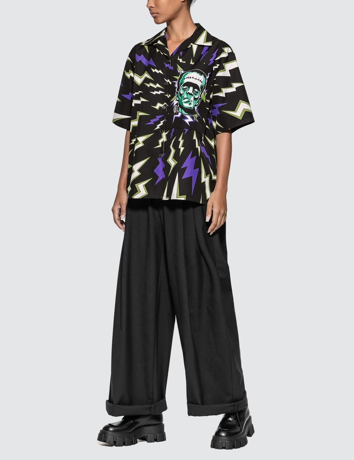Universal Studios Edition Frankenstein Printed Poplin Blouse Placeholder Image