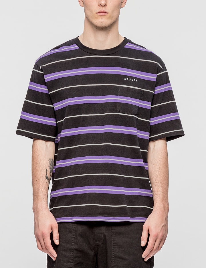 Alex Stripe S/S Crewneck T-Shirt Placeholder Image