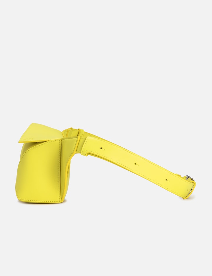 Shop Loewe Mini Puzzle Bumbag In Yellow