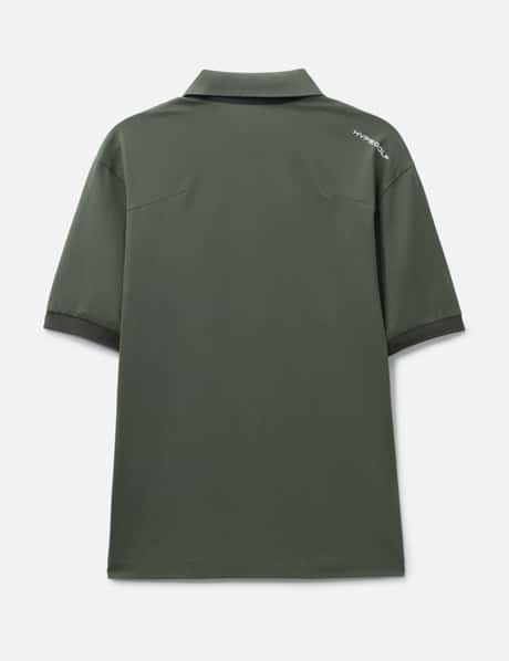 X POST ARCHIVE FACTION (PAF) Diagonal Polo T-Shirt view 12