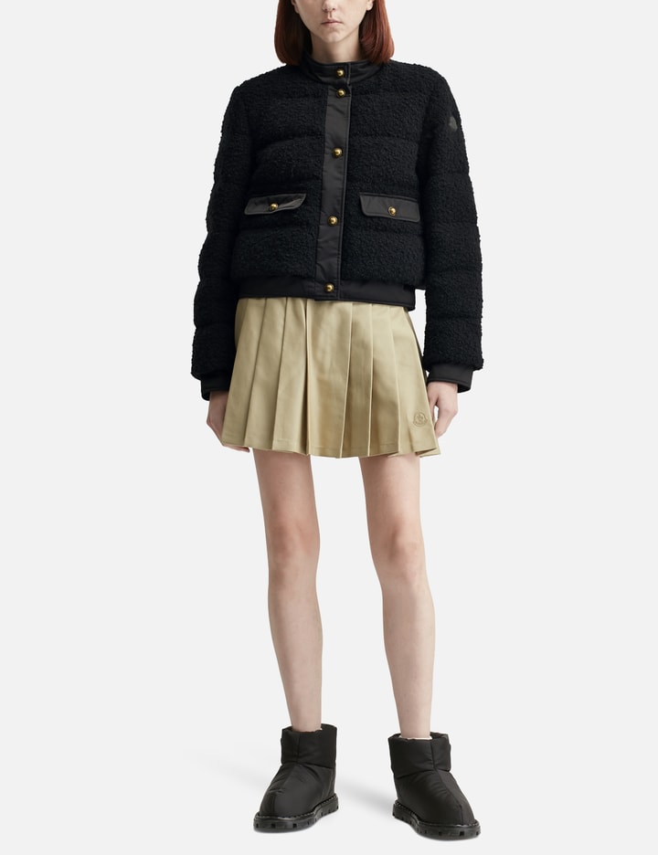 Blandy Wool Blend Bouclé Short Down Jacket Placeholder Image