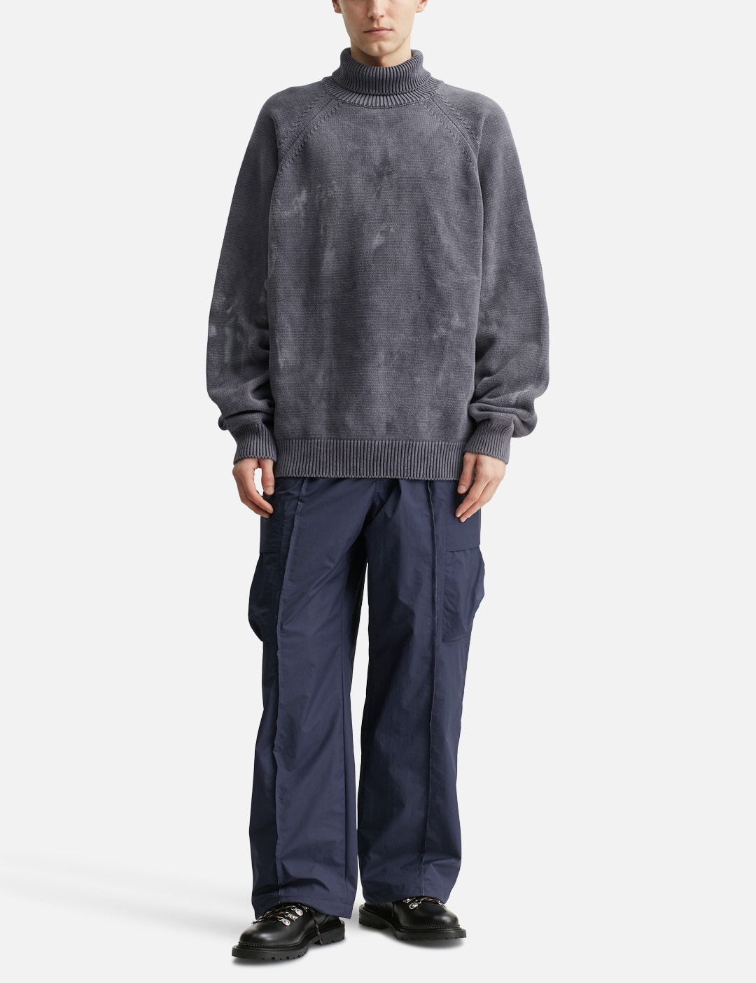Boxer High Neck Knitted Sweater view 16