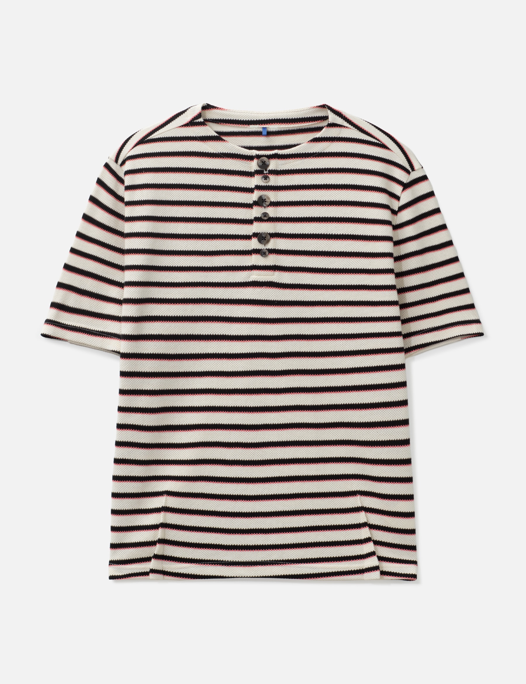 Henley Neck T-Shirt Product. 23 view 16