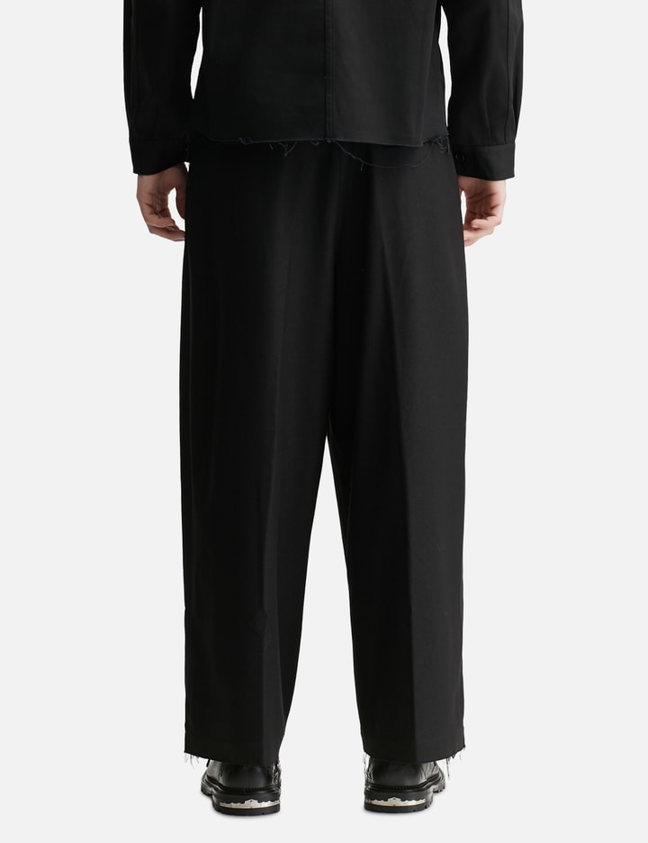 Team Wang Design Acceptance Pleated Trousers In Black