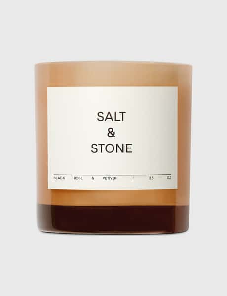 SALT & STONE Black Rose and Vetiver Candle