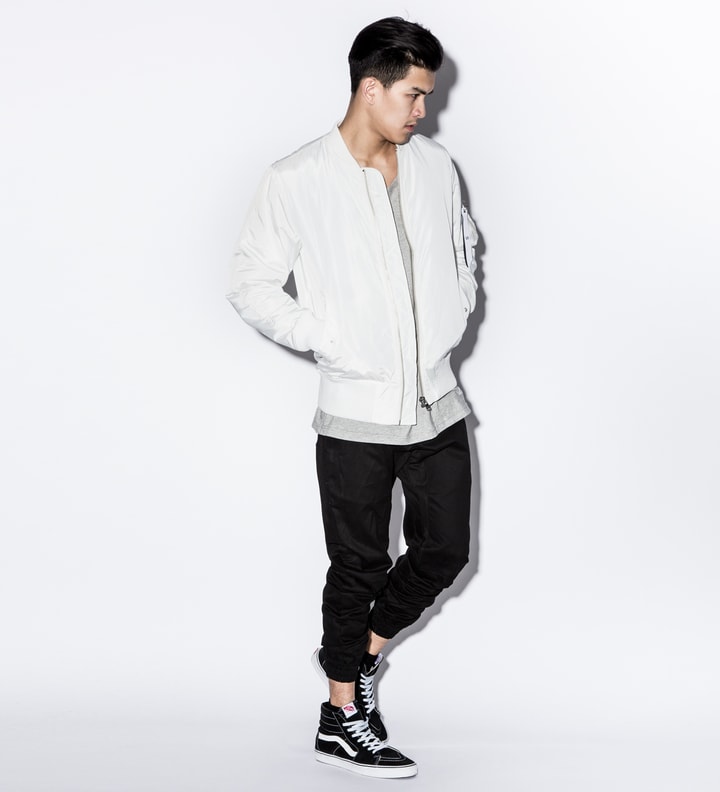 White Flight Bomber Jacket Placeholder Image