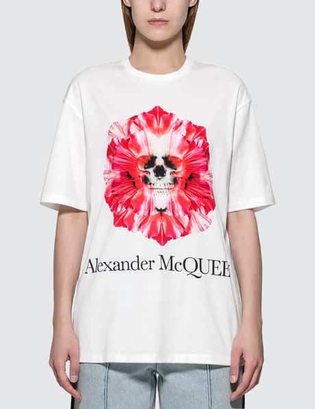 Alexander McQueen Flower Skull T-shirt HBX
