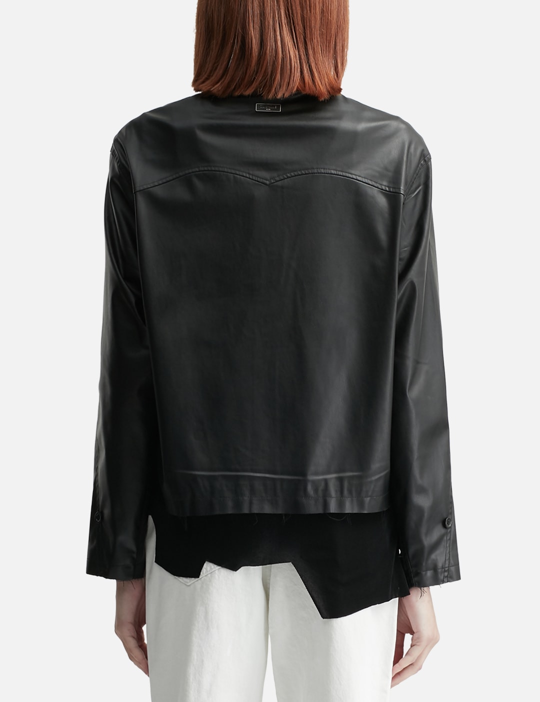 Acceptance Faux Leather Shirt view 15