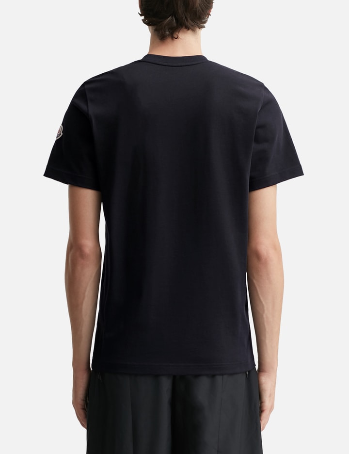 Embroidered Tricolour Logo Cotton T-Shirt Placeholder Image
