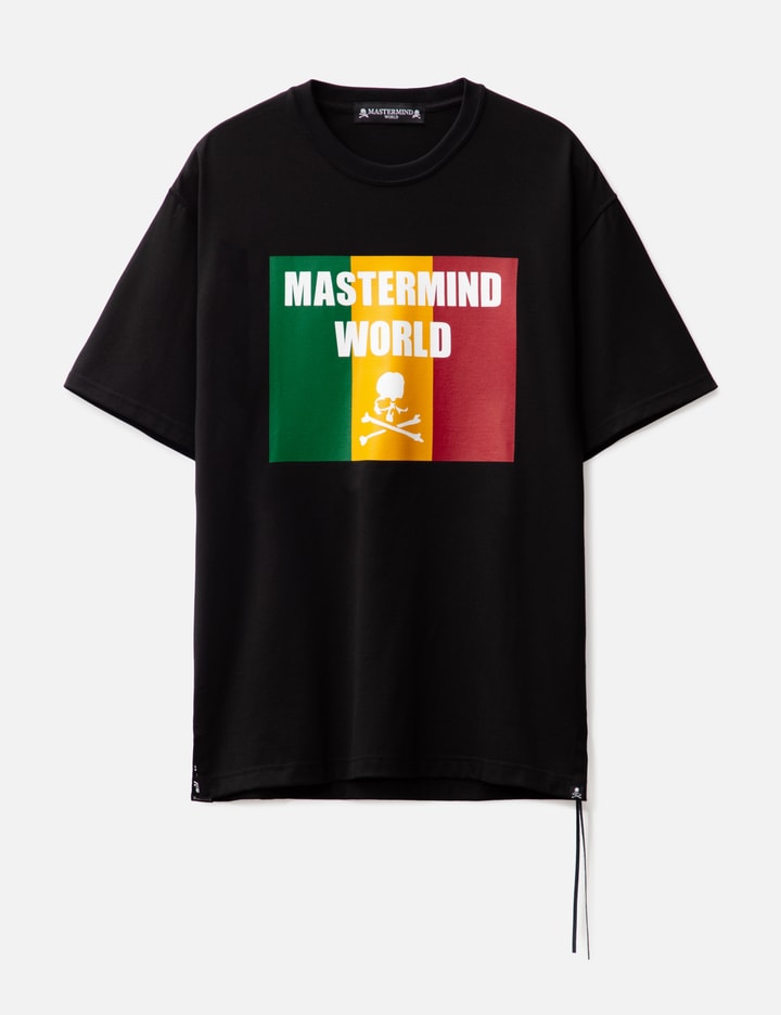 Mastermind Japan Rasta Border T-shirt In Black