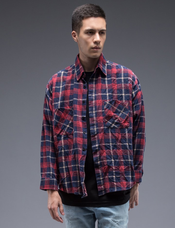 Red Flannel L/S Shirt Style A (Size S) Placeholder Image