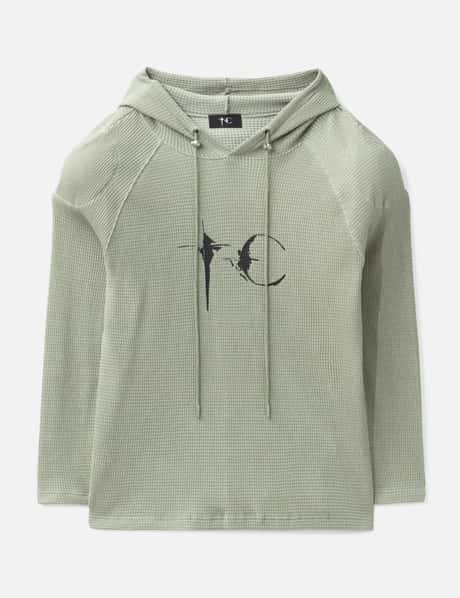 Bulk Shoulder Waffle Hoodie view 6