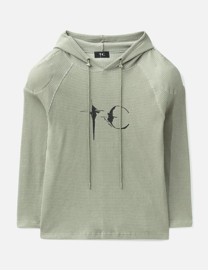 THUG CLUB Bulk Shoulder Waffle Hoodie