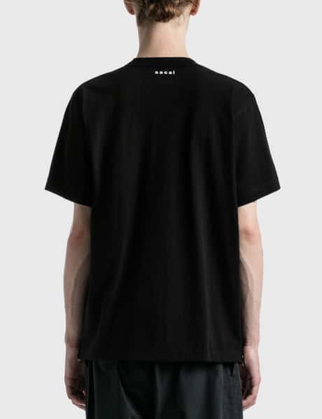 Sacai - サイド ジップ コットン Tシャツ | HBX