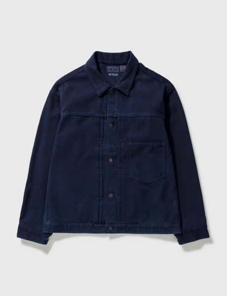 BLUE BLUE JAPAN 코츠부사시코 테조메 트래커 재킷