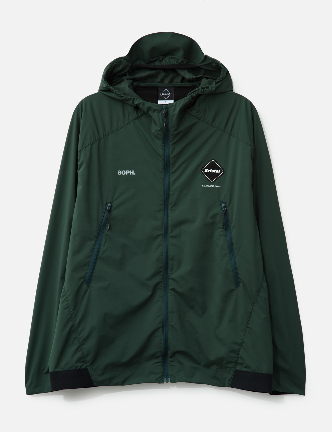 F.C. Real Bristol - ベンチレーション サイド ロゴ スタンドカラー 