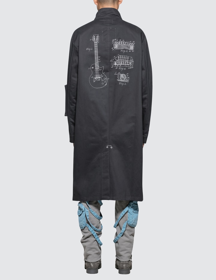 Number (N)ine x C2H4 Guitar Blueprint Wind Coat Placeholder Image