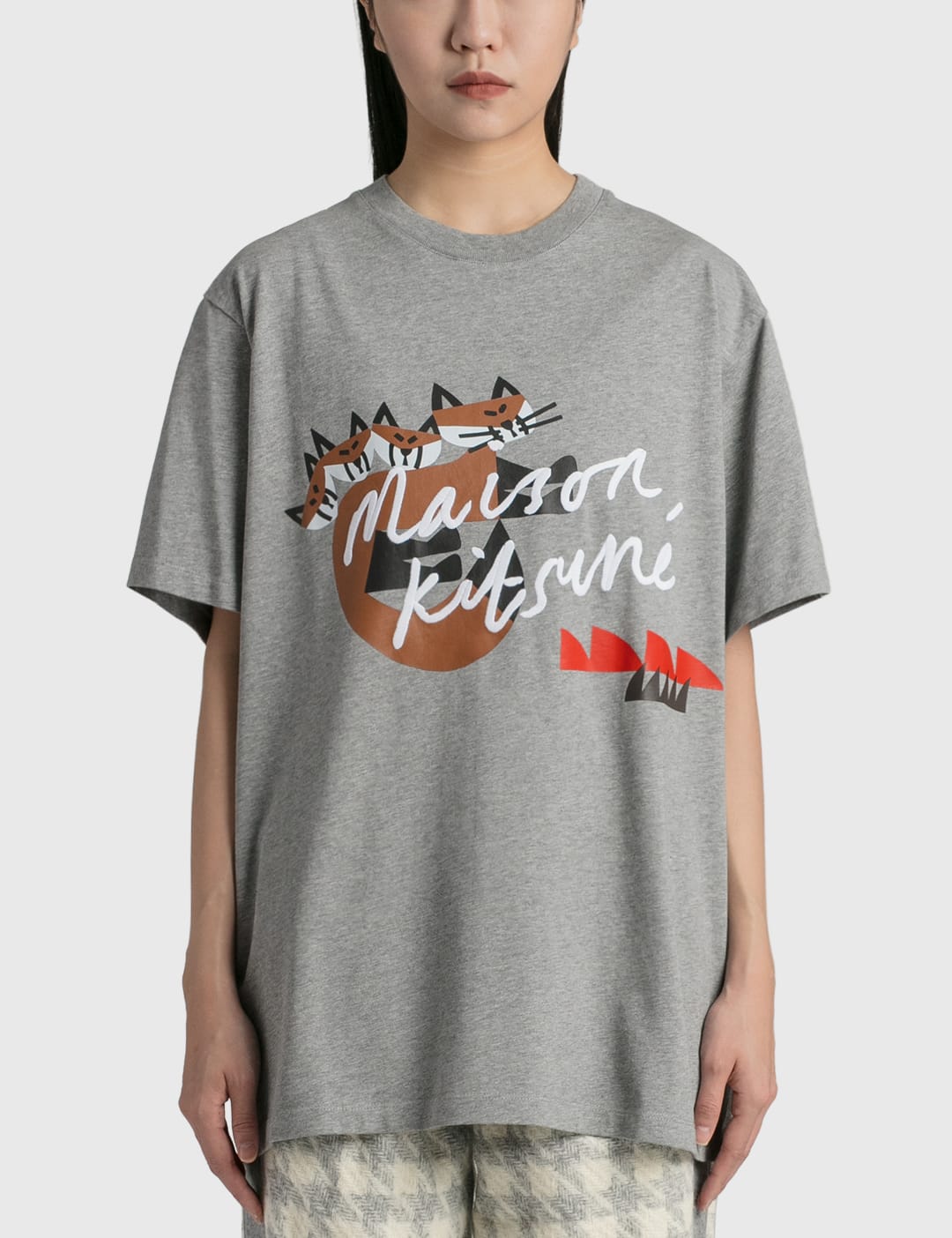 Maison Kitsune Bill Rebholz Handwriting Easy T-Shirt
