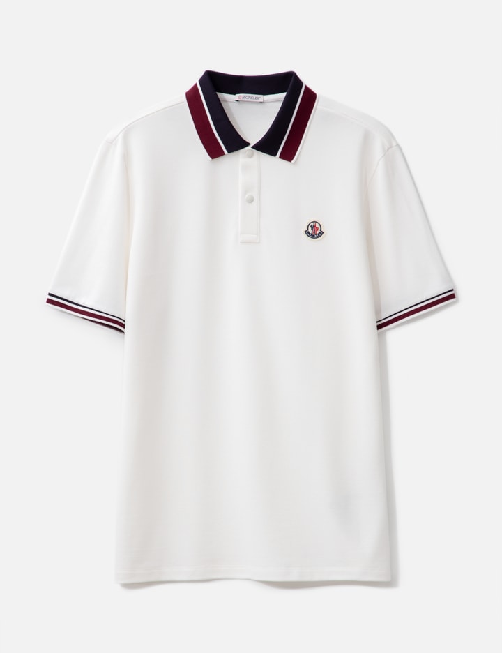 OPTICAL WHITE LOGO PATCH POLO SHIRT Placeholder Image