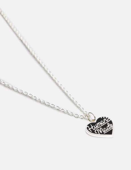Human Made - Heart Silver Necklace | HBX - Globally Curated  