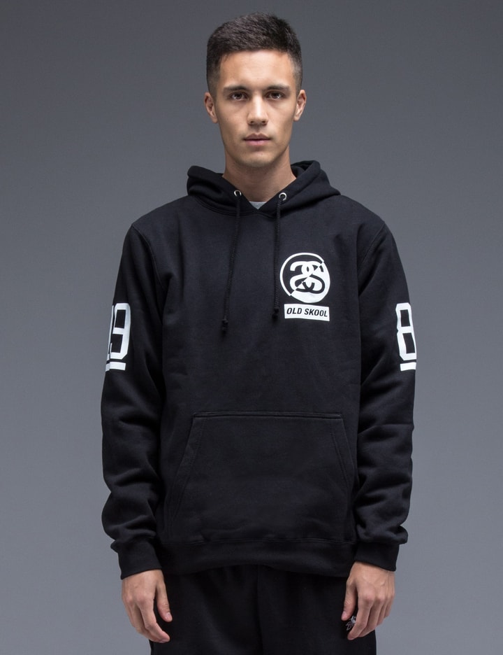 Black SS Old Skool Hoodie Placeholder Image