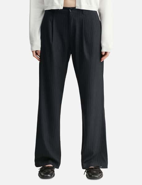 G Gentle Wide Leg Pinstripe Pants view 10