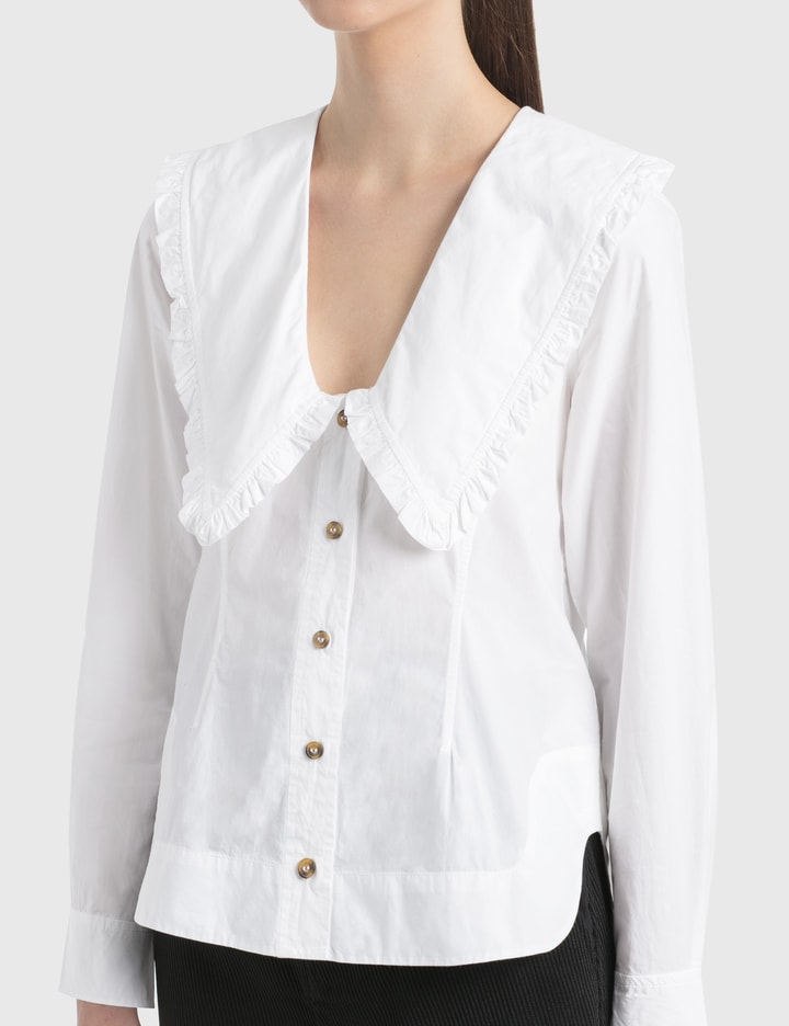 Cotton Poplin Frill Shirt Placeholder Image