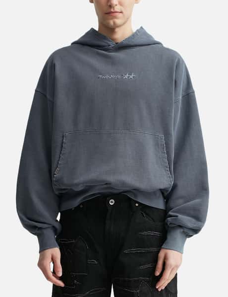 Pigment Dyed Blue Icon Hoodie view 10