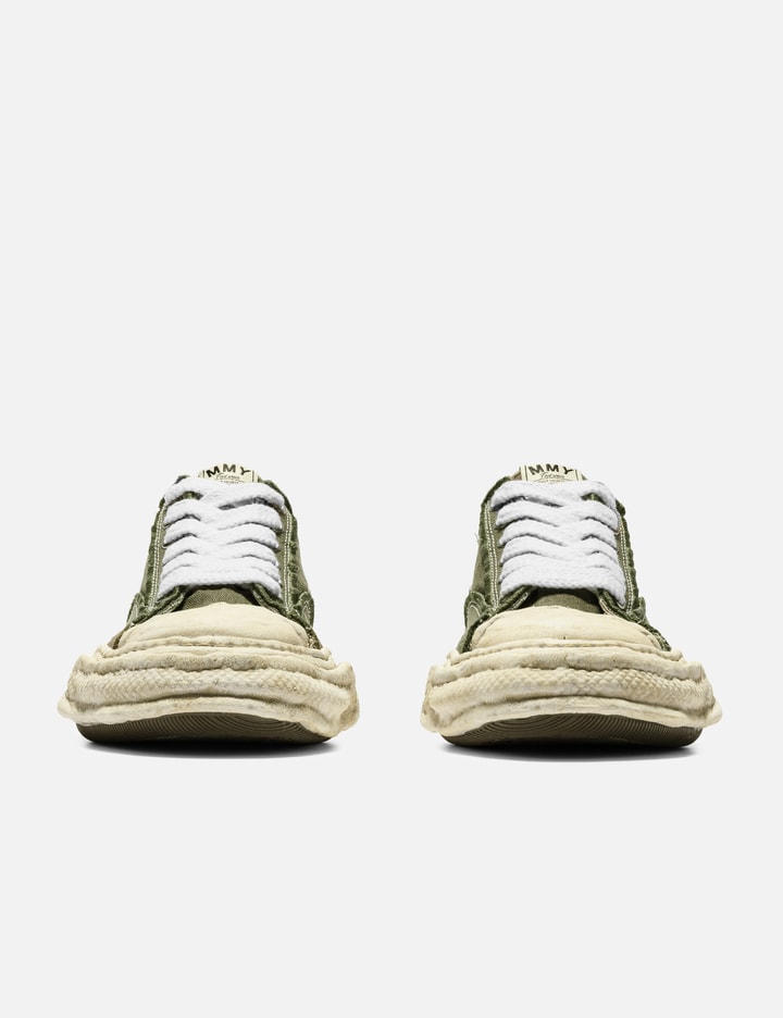 "PETERSON23" Original Sole Vintage Effect Embroidered Canvas Low-top Sneaker Placeholder Image