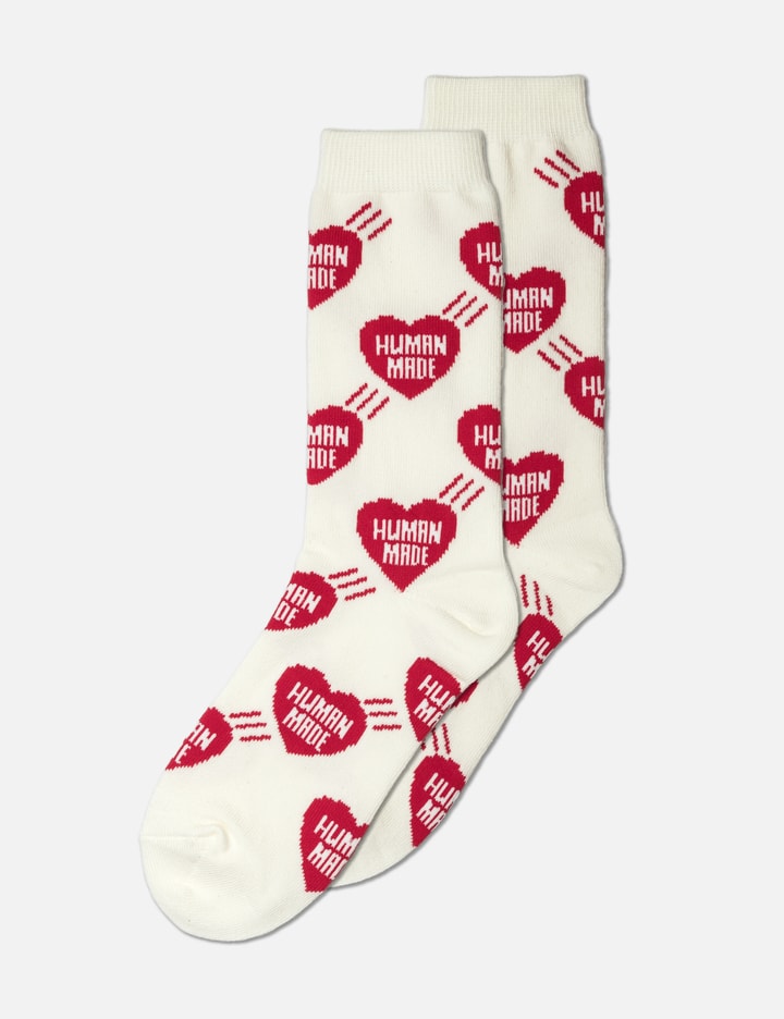 Human Made Heart Socks In Red