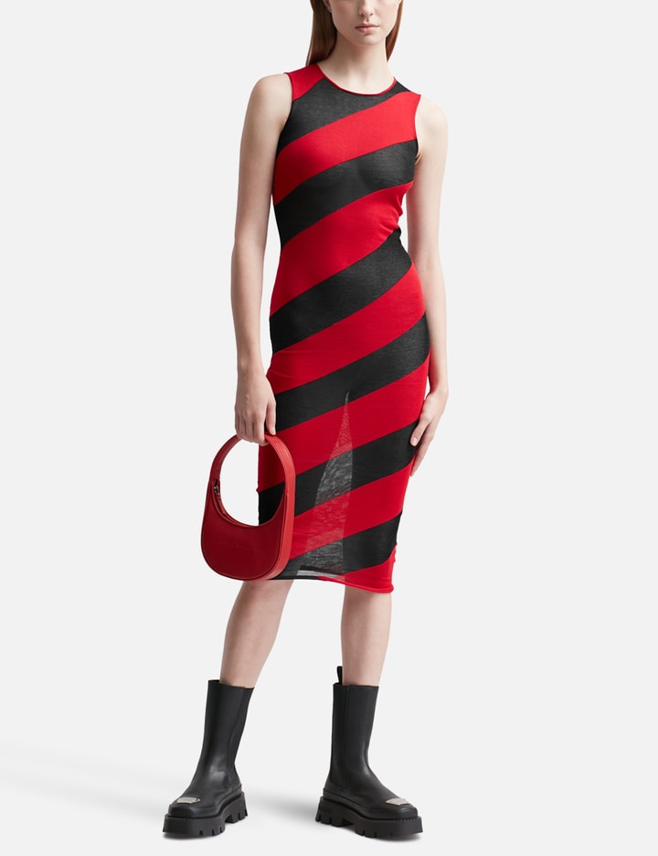 STRIPED KNIT DRESS Placeholder Image