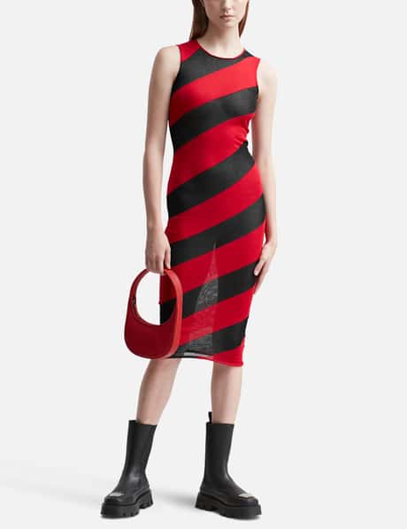 STRIPED KNIT DRESS view 11