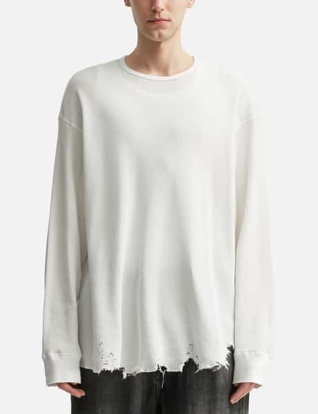 Damage Waffle Crew Long Sleeves T-Shirt view 10