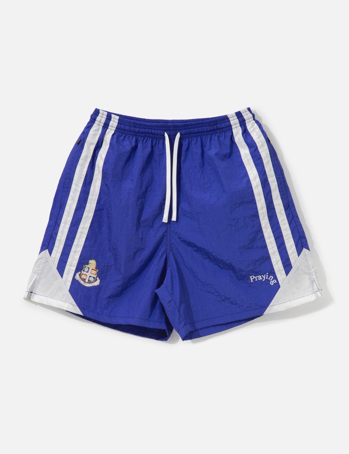 Praying Athletic Men's Shorts Blue