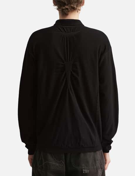 Pinched Wool Knit Polo view 12