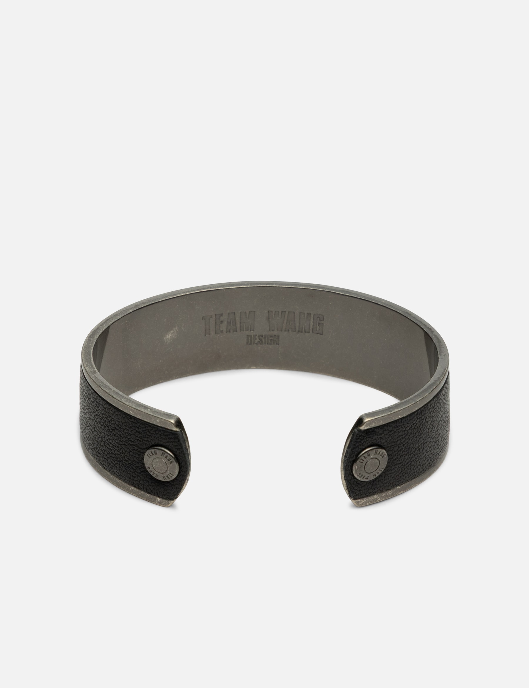 Acceptance Metal Leather Bangle view 11