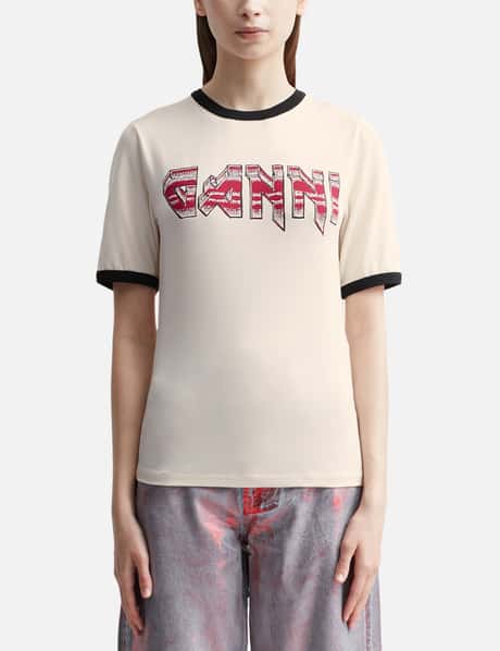 Ganni 가니 피티드 티셔츠