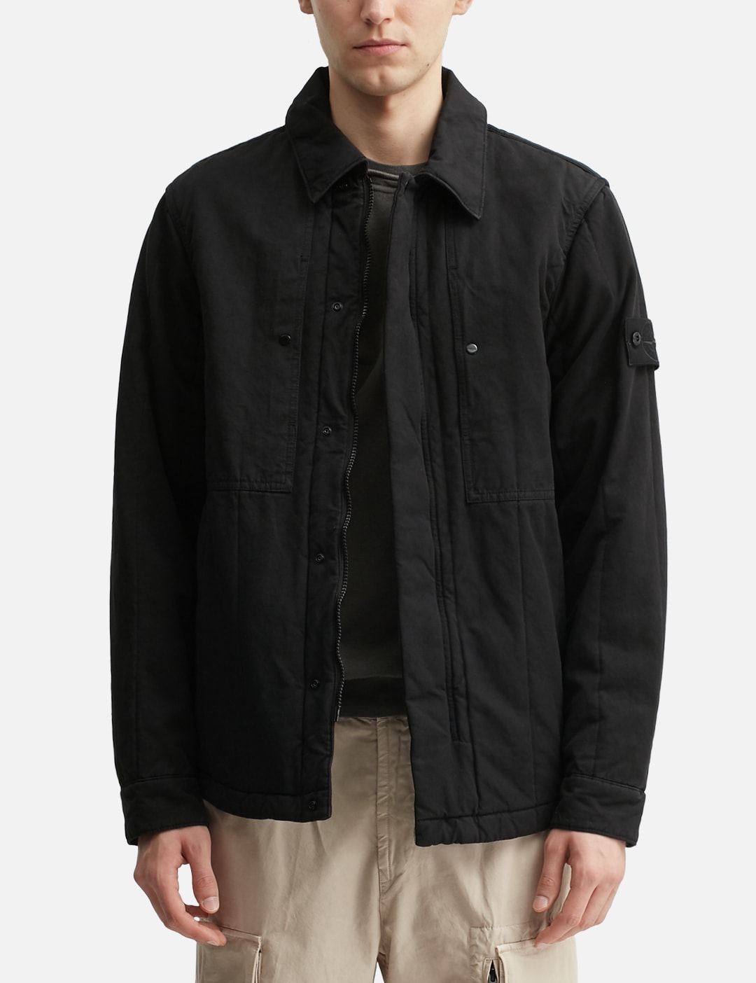 Cotton Linen Quilted-TC_S.I. Ghost Padded Coach Jacket view 18