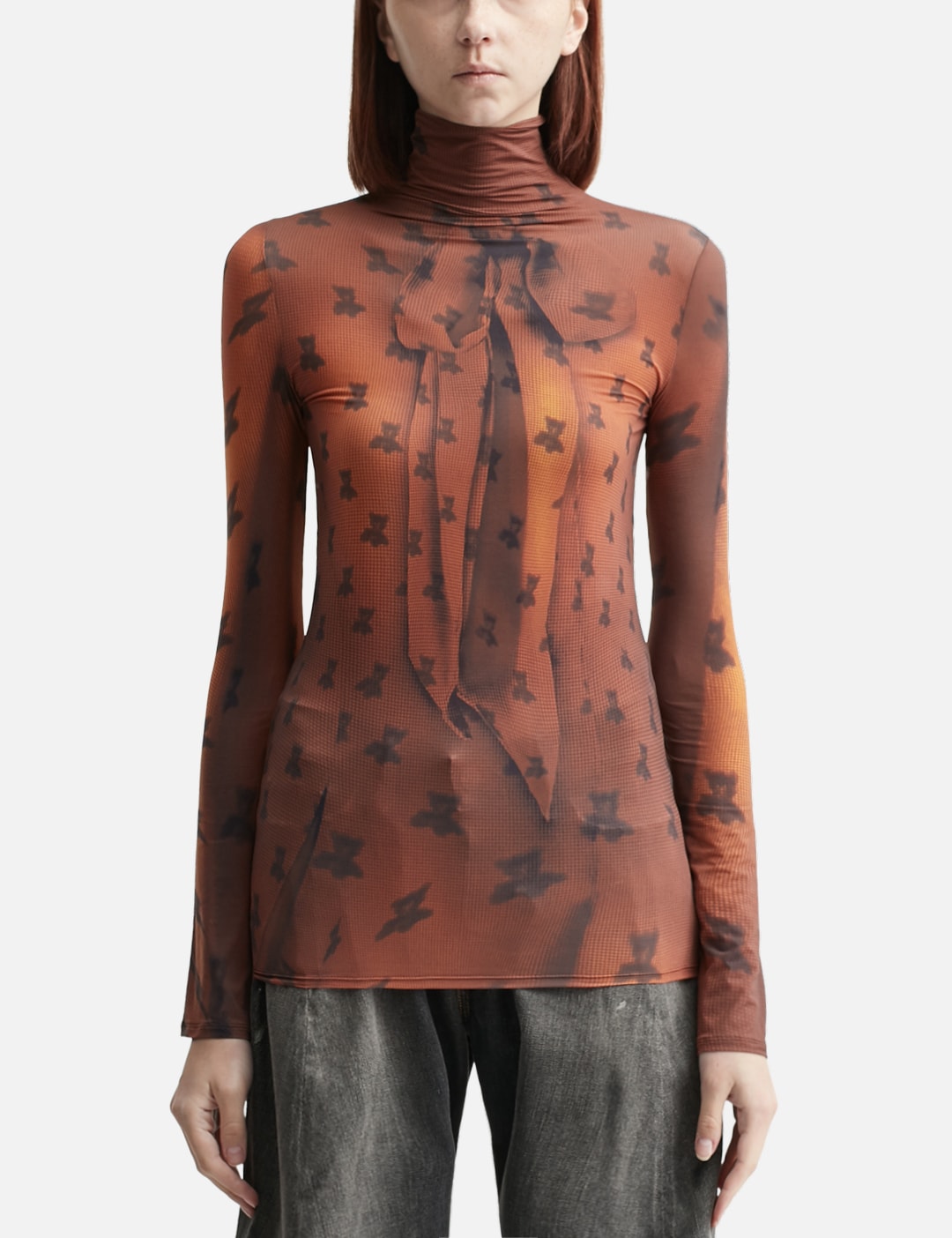 Fitted Print T-Shirt view 6
