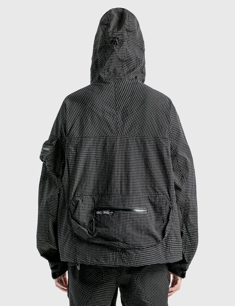 nike white and black coat