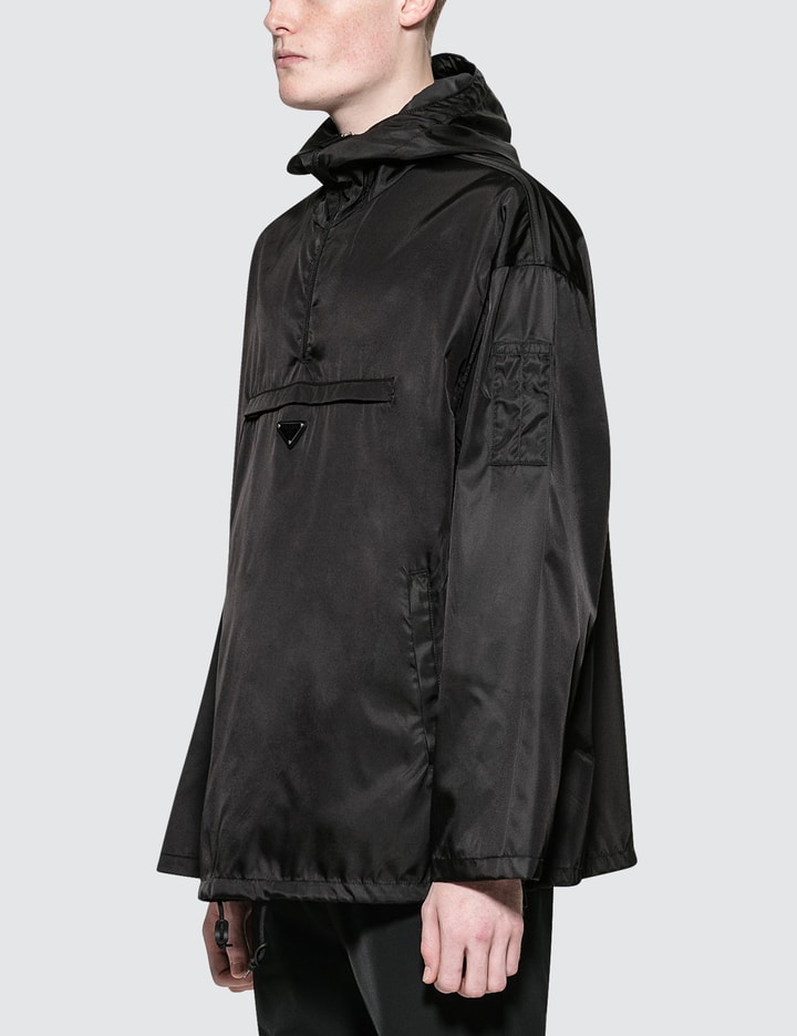 Nylon Hooded Drawstring Jacket Placeholder Image