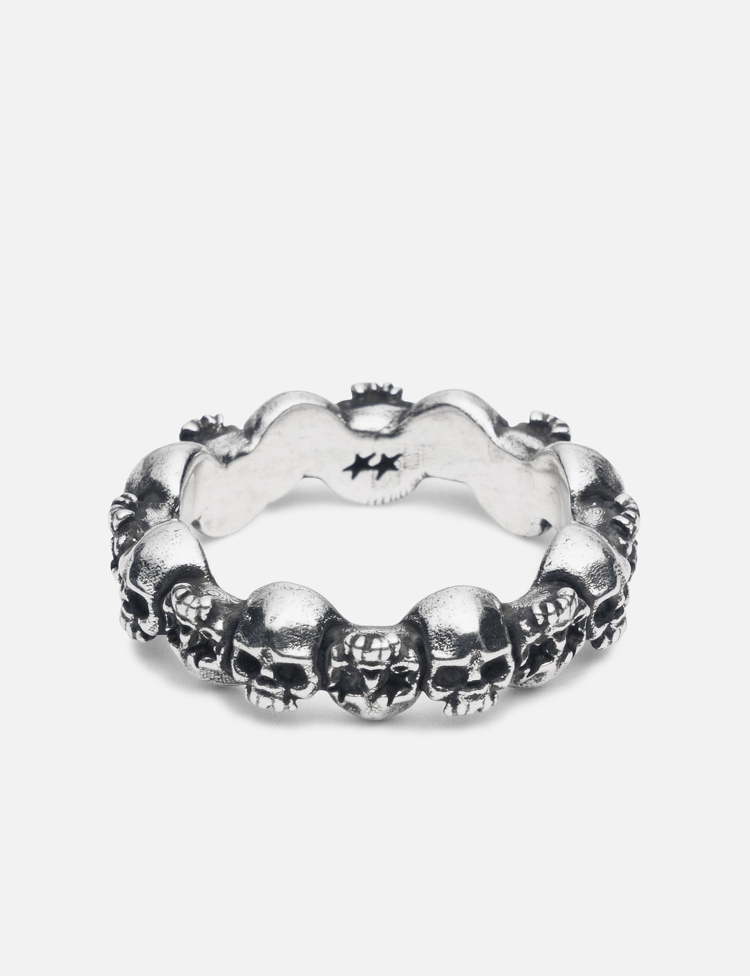 Stacked Skull Ring view 5
