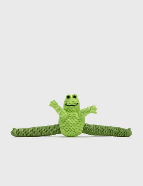 Ware of the Dog Hand Crochet Frog