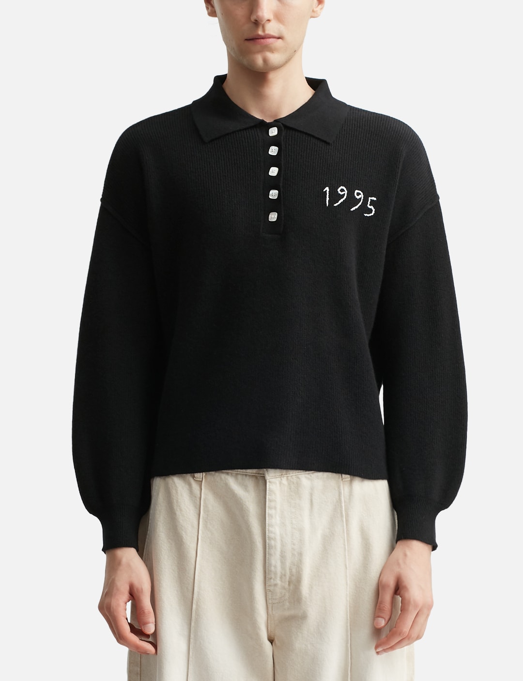 Black 1995 Knit Polo view 12