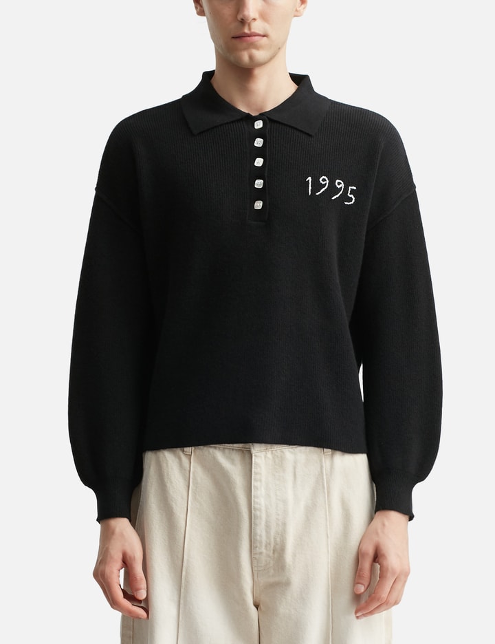 Black 1995 Knit Polo Placeholder Image