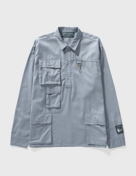 Reese Cooper Cotton Cargo Pullover Work Shirt