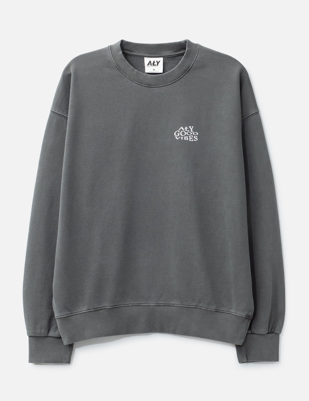 "Allergic To Negativity Grey Washed" Crewneck view 9