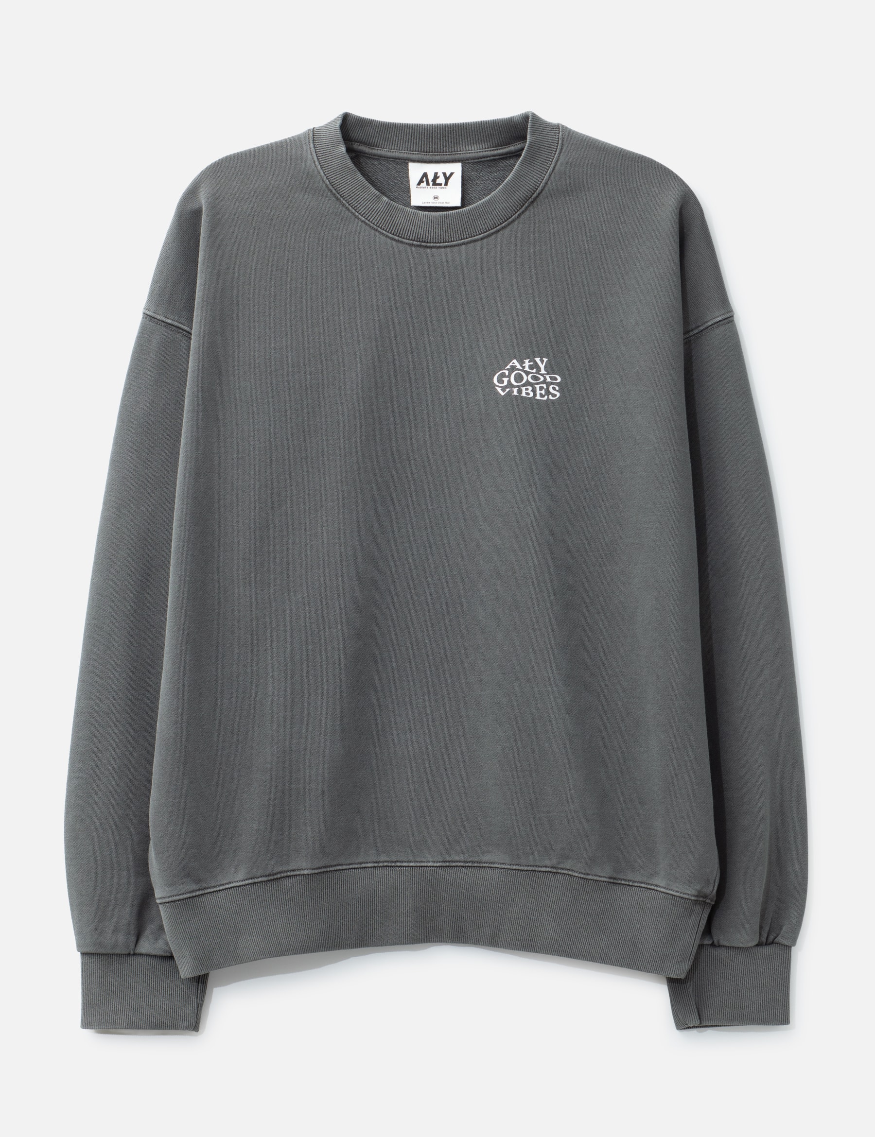 "Allergic To Negativity Grey Washed" Crewneck view 17