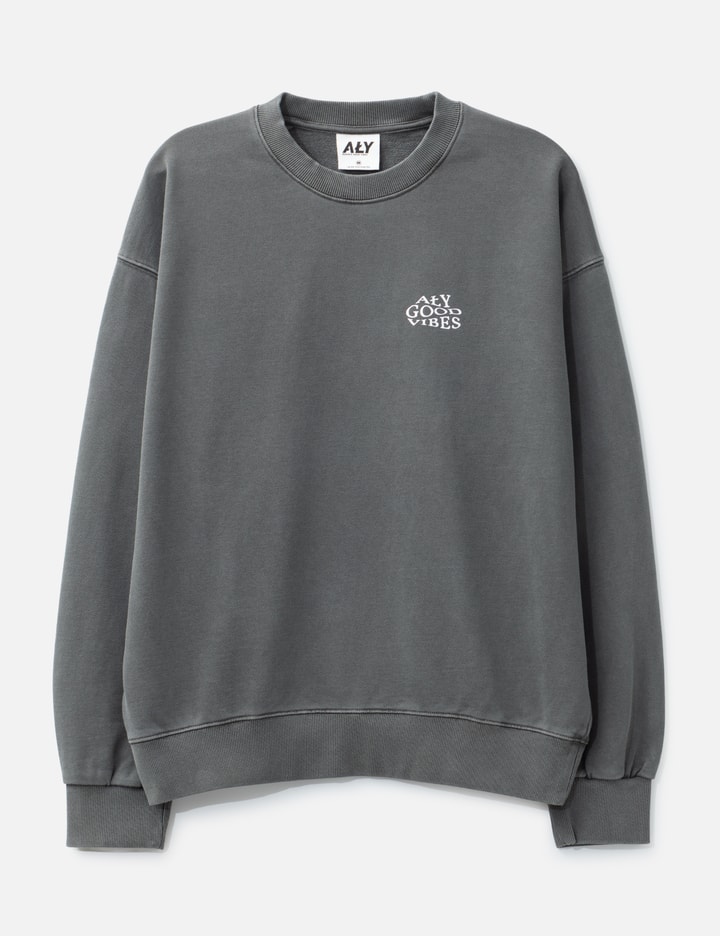 "Allergic To Negativity Grey Washed" Crewneck