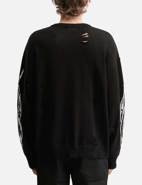Chrome Skull Knit Sweater view 12